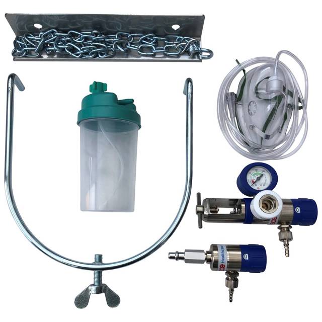 Hospital medical oxygen set , cylinder connection Pin index